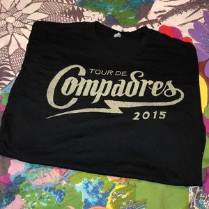 Black needtobreathe tour de compadres T-shirt